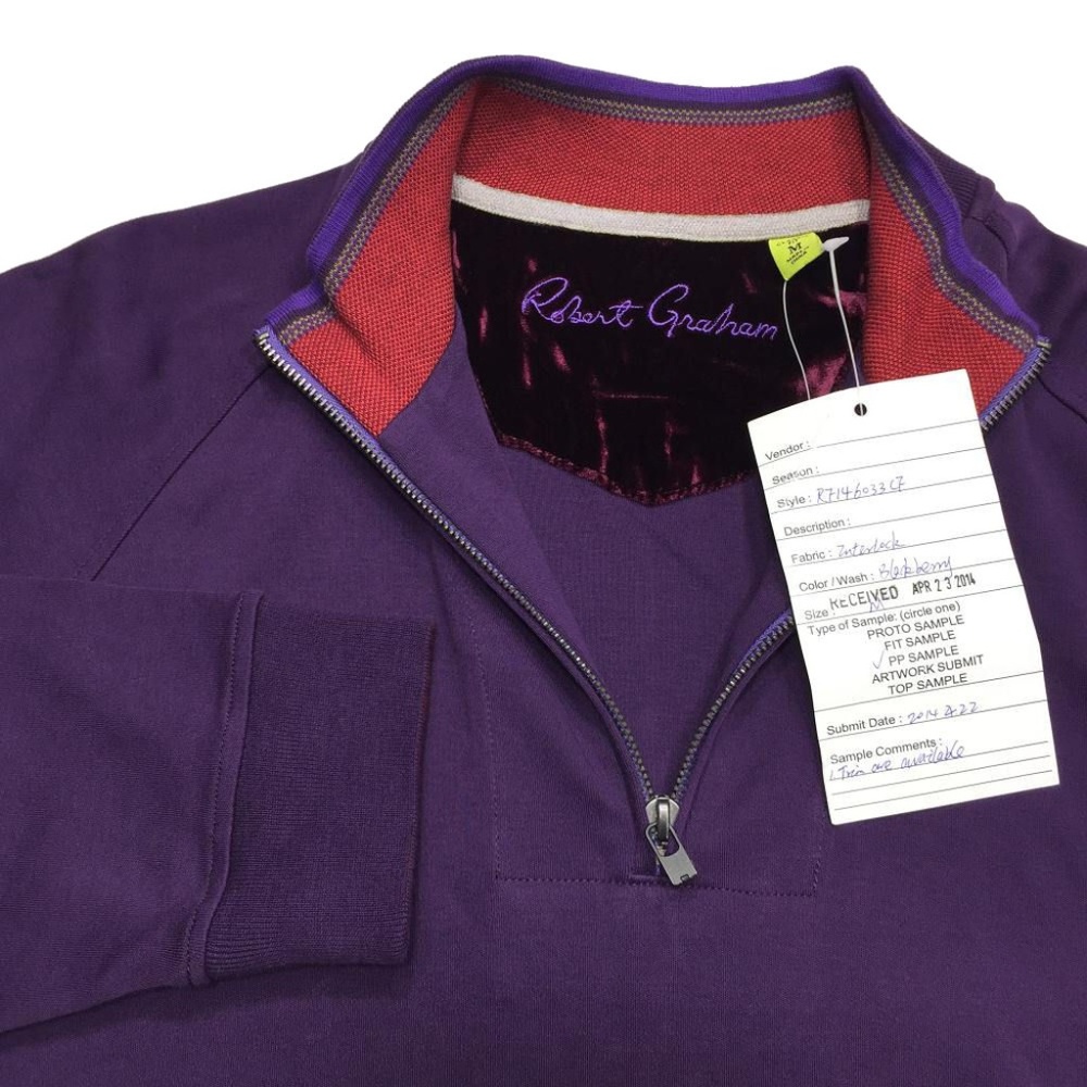 Robert Graham Zip‎ Interlock Sweater